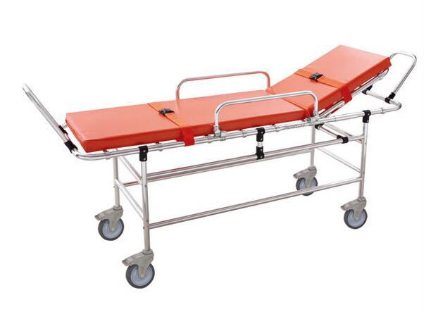 MRI Compatible Non-Magnetic Hospital Bed Stretcher Hospital Safe Aluminum Alloy Non-Magnetic Stretcher Trolley MRI Emergency Bed with Non-Magnetic Stretcher