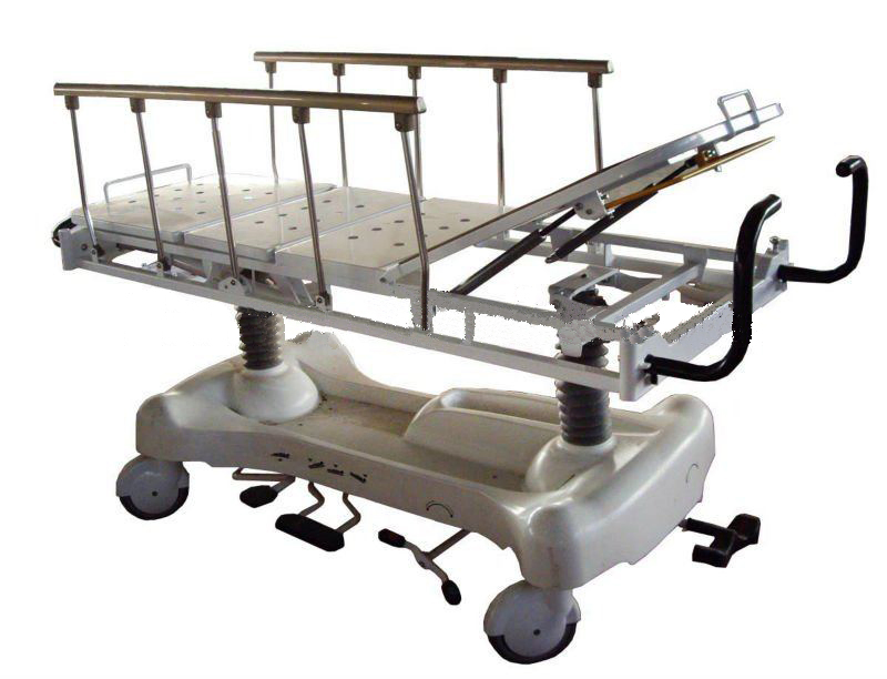 Luxurious Hydraulic Rise-and Fall Patient Transport Stretcher with Weight Scale