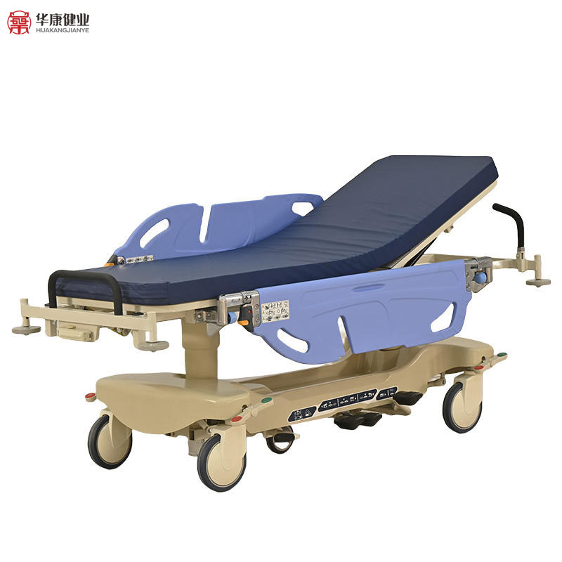 Medical Hydraulic Lifting Stretcher Hospital Hydraulic Patient Transport Stretcher