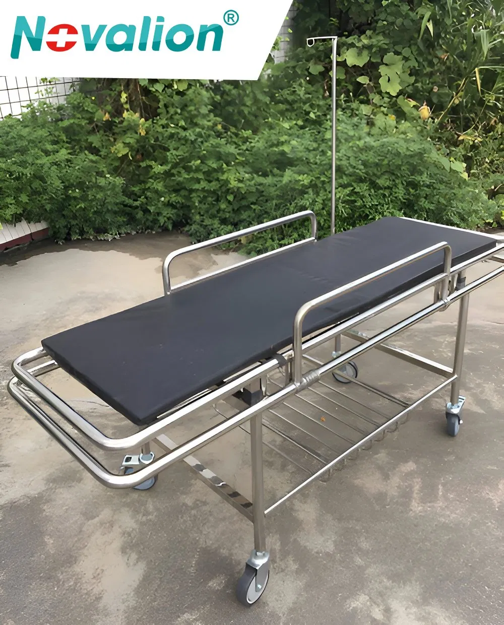 Factory Wholesale Price Medical Stainless Steel Four Wheel Rescue Patient Transfer Ambulance Emergency Stretcher