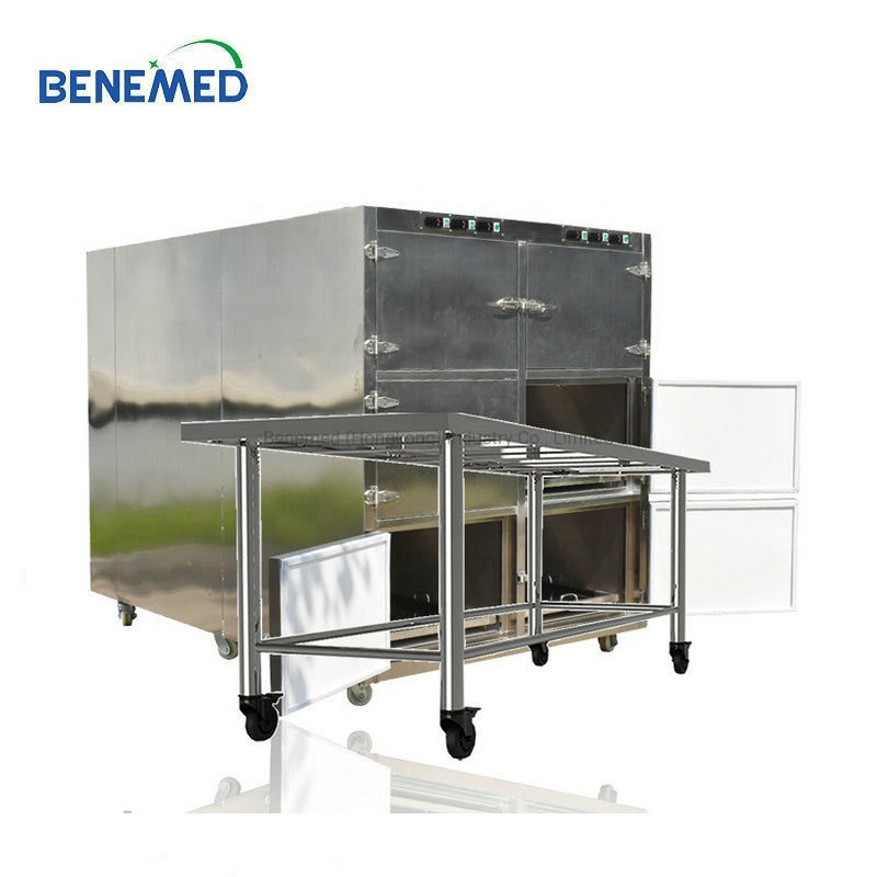 Cheap Price Morgue Mortuary Coffin Freezer Stainless Steel Funeral Bodies Mortuary Corpse Refrigerator