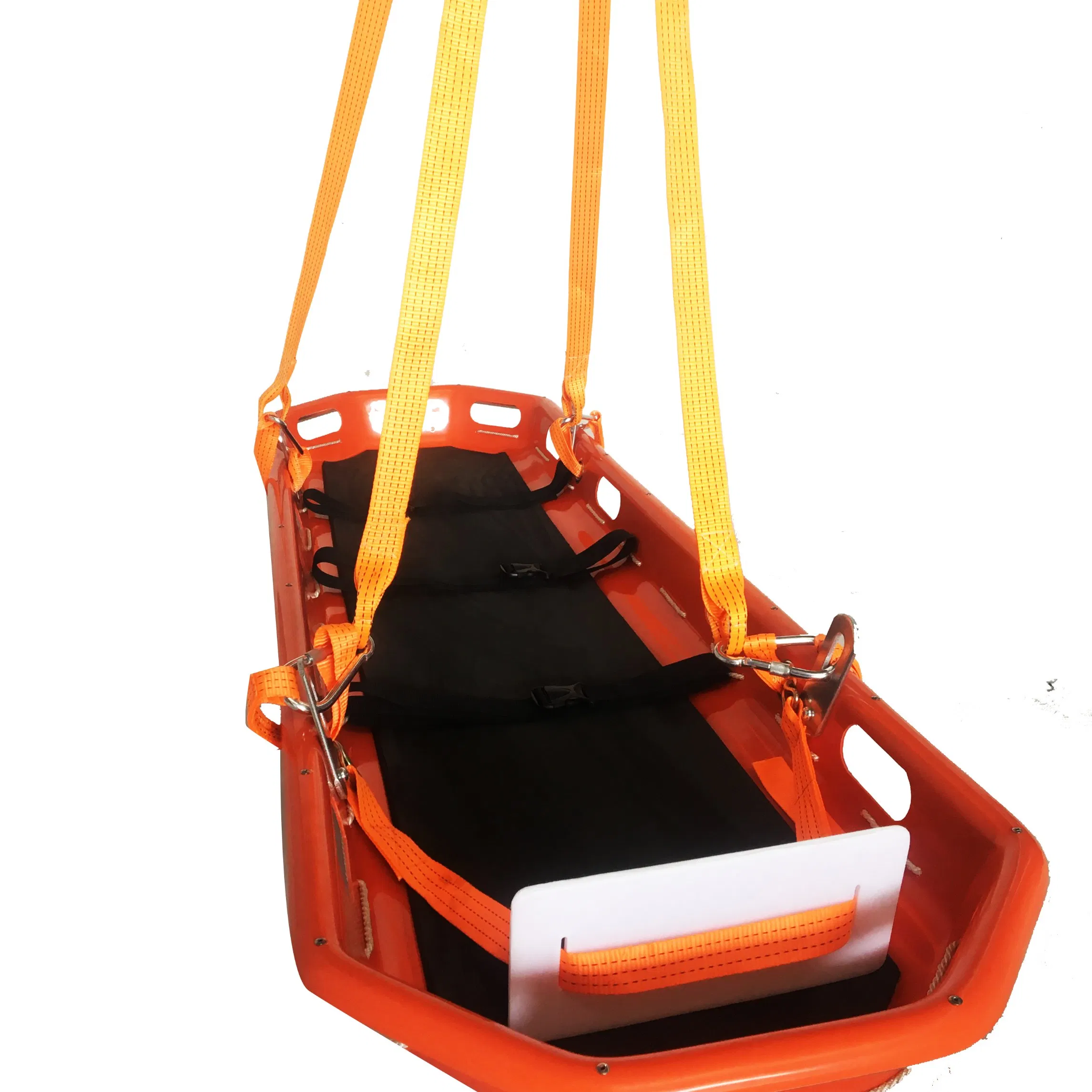 Ambulance Medical Plastic Frame Helicopter Rescue Integrated with Straps Transfer Stretcher