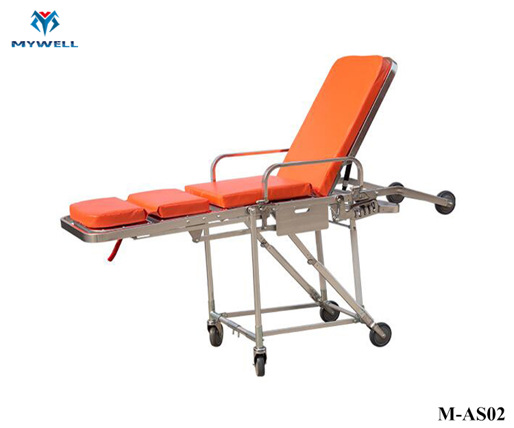 M-As02 Hospital Patient Transport Ferno Hydraulic Ambulance Stretcher Positions
