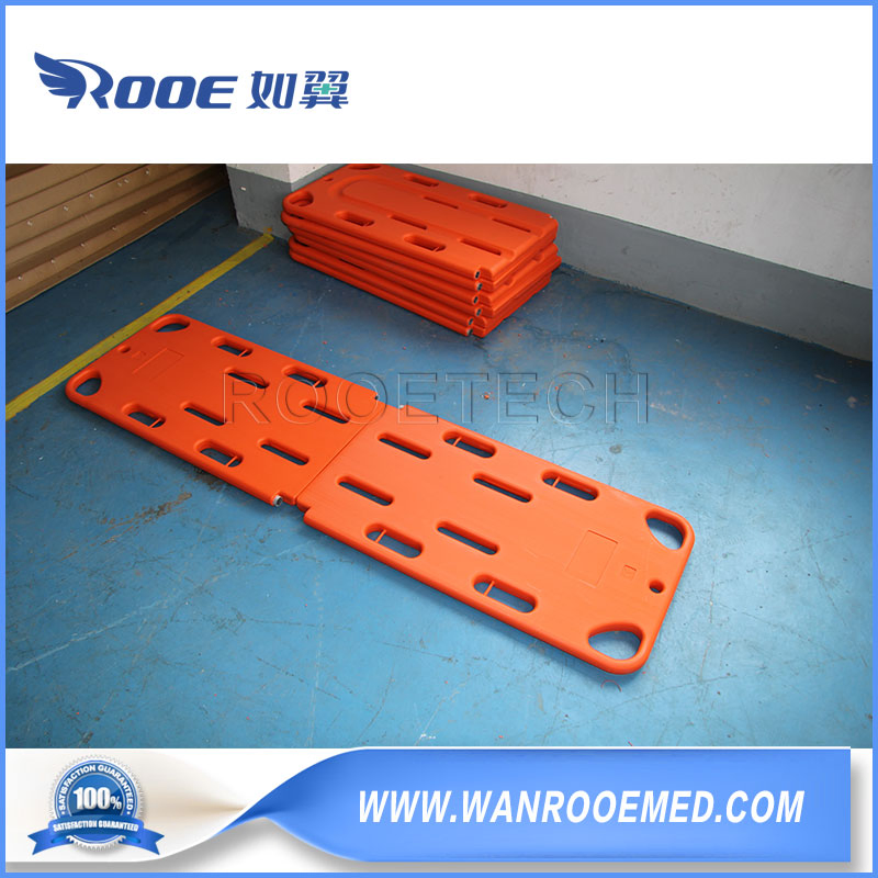 Ea-1f7 Emergency Aluminium Two Foldaway Folding Spine Board Stretcher for Outdoor Water Rescue