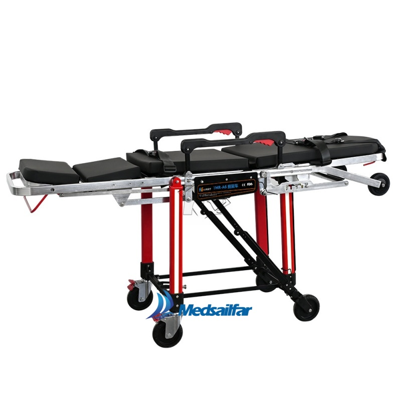Length Adjustable Hospital Medical Device Emergency Rescue Aluminum Ambulance Patient Stretcher Trolley