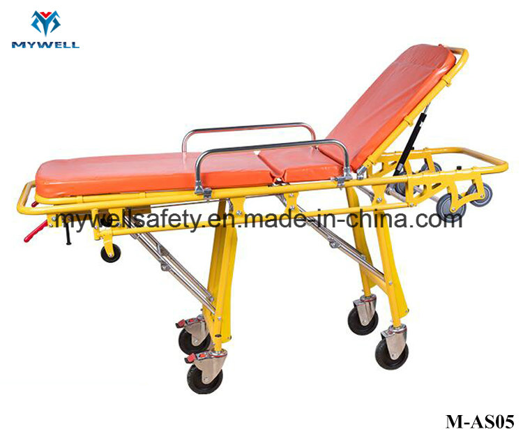 M-As05 Folding Stainless Steel Chair Ambulance Stretcher