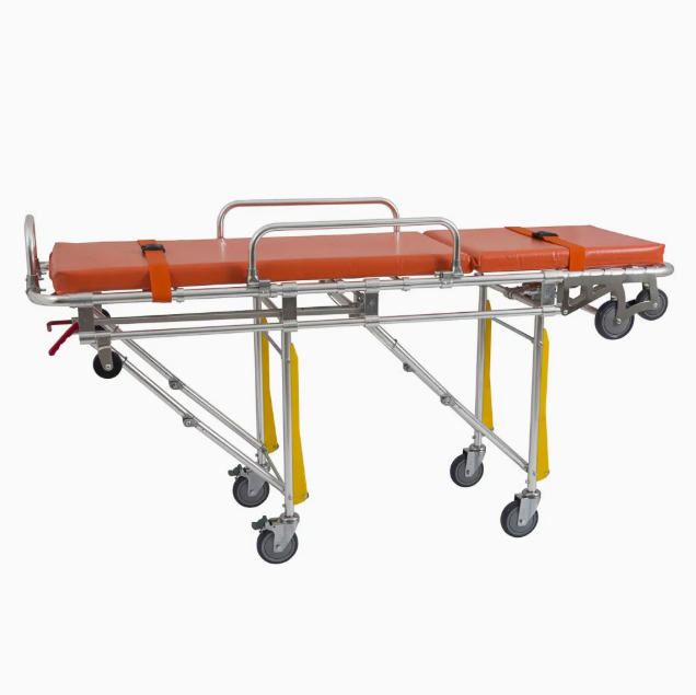 Hydraulic Assist Self-Loading Emergency Stretcher for Ambulance Car Patient Transfer Hospital Medical Equipment