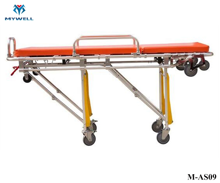 M-As09 Automatic Air Loading Bariatric Ambulance Stretcher Bed