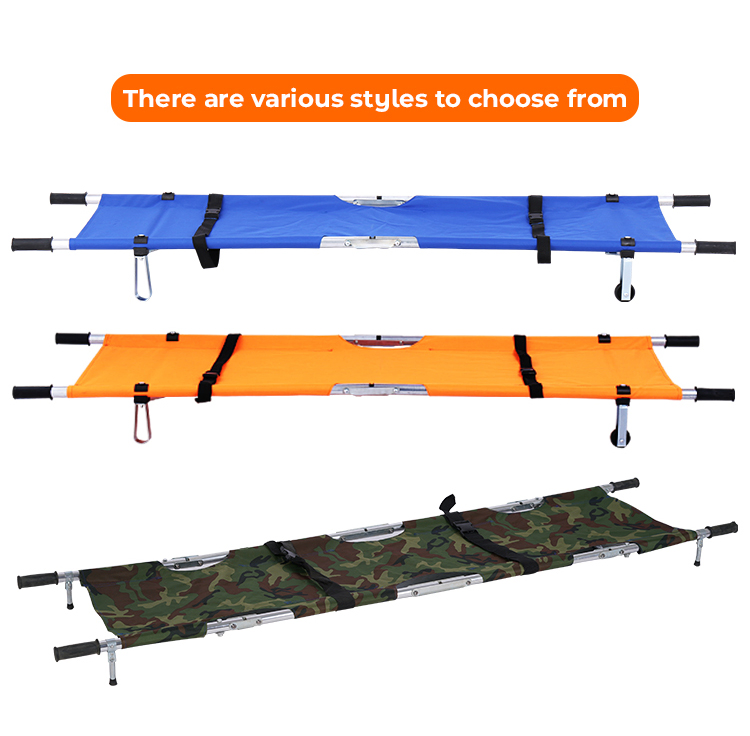 Professional Folding Stretcher Lightweight Portable Emergency Stretcher for Ambulance Rescue