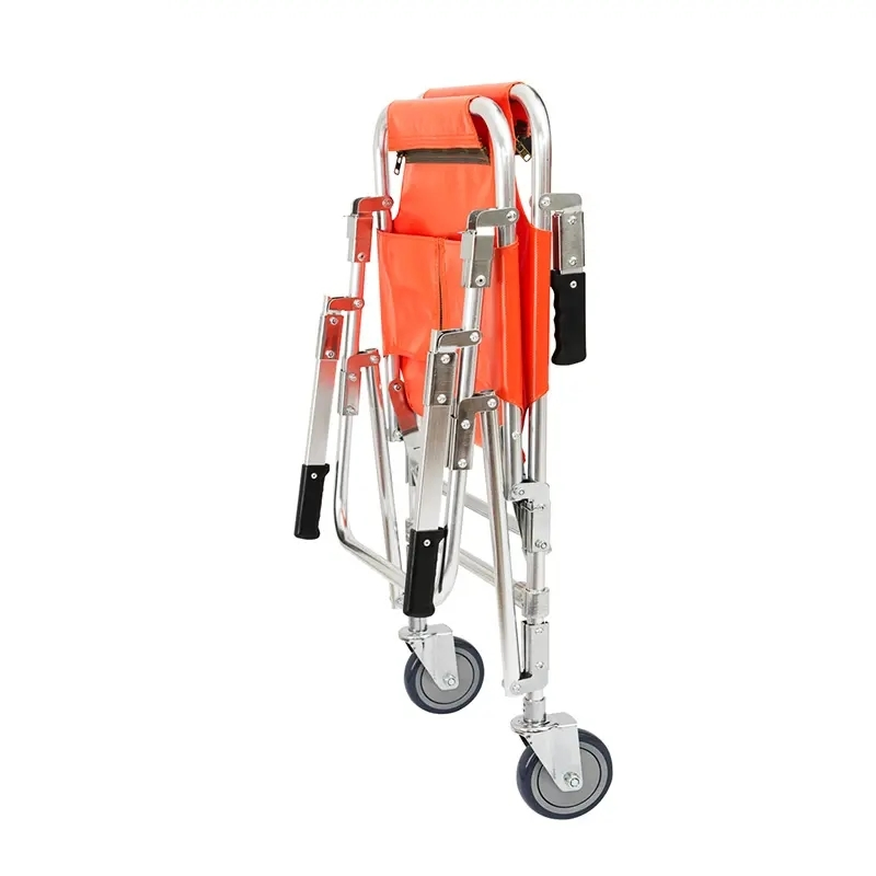 Emergency Rescue Equipment Aluminum Alloy Folding Stair Stretcher