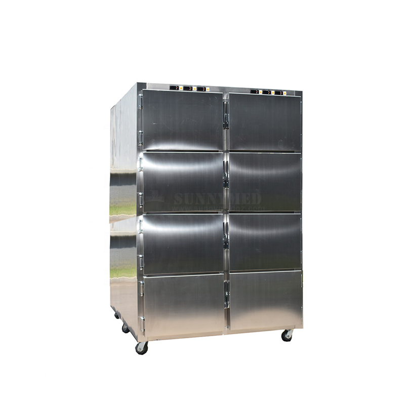 Sy-Stg08 8 Side Open Door Medical Morgue Refrigeratfreezer Mortuary
