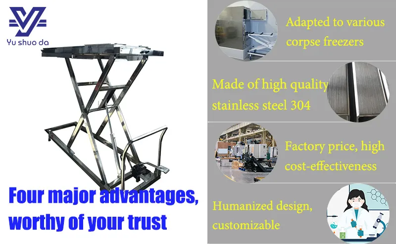 Stainless Steel Autopsy Cart