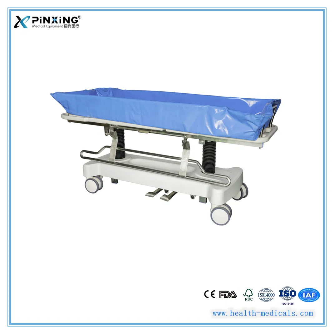 Bed Mattress Hydraulic Portable Adjustable Stretcher with ISO13485 Shower Trolley with Factory Price