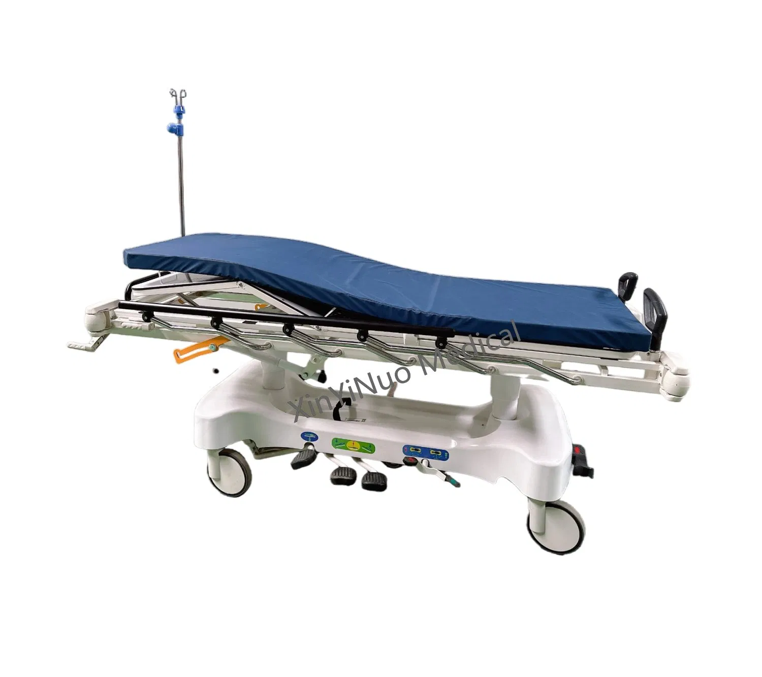 Hydraulic Transfer Patient Patient Transport Vehicle with Guardrail Patient Stretcher