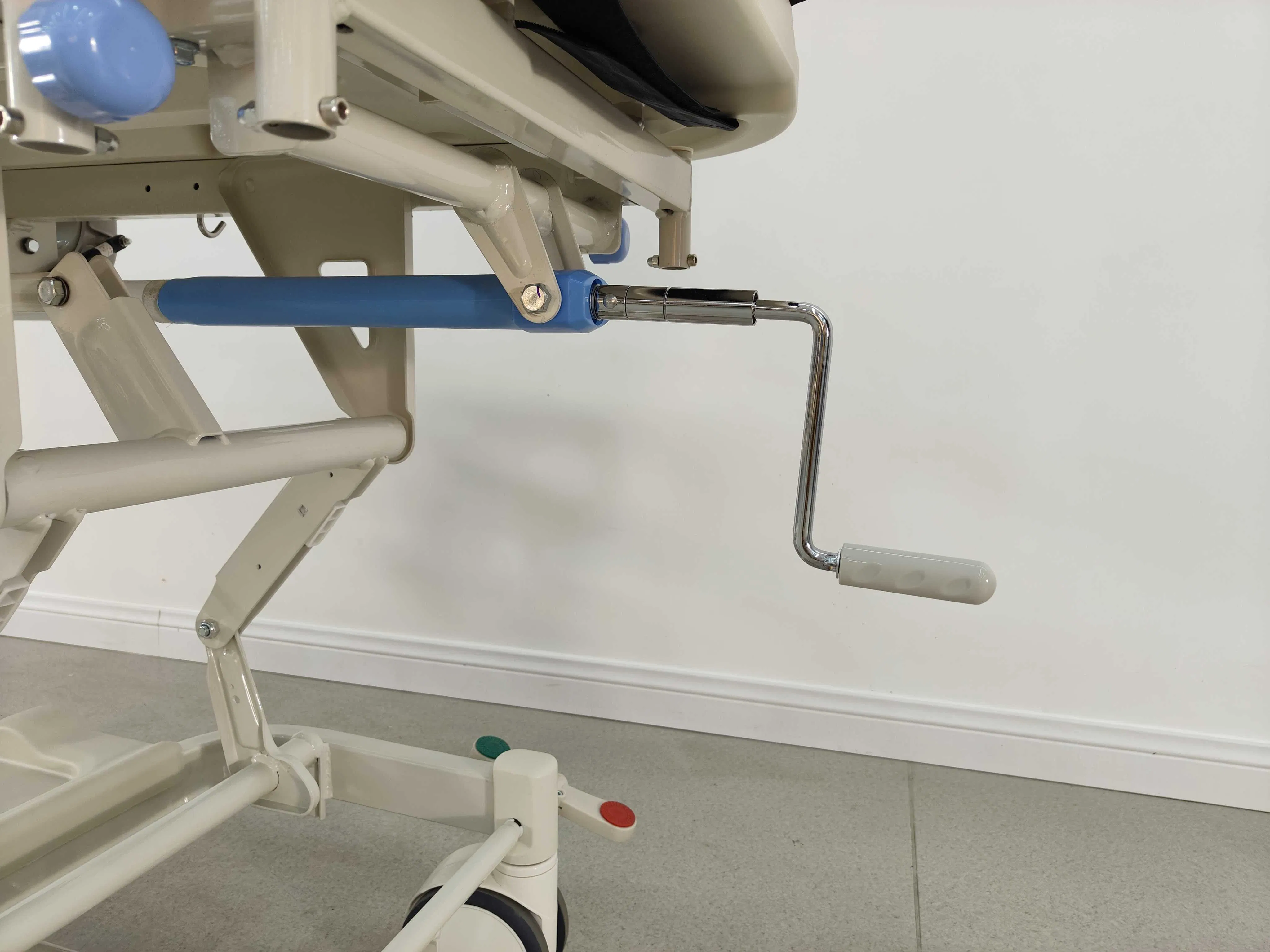 ICU Hospital 2-Function Manual Patient Transfer Trolley First Aid Emergency Rescue Clinics Patient Stretcher