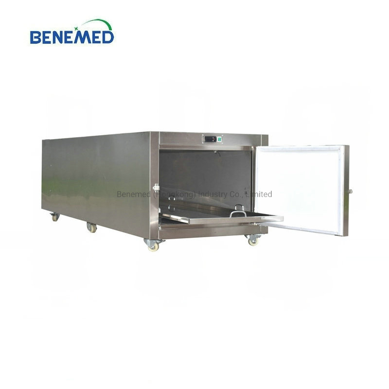 Stainless Steel Single Drawer Mortuary Coffin Freezer Funeral Bodies Morgue Corpse Refrigerator Manufacturers
