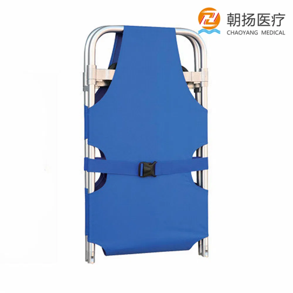 Hospital Product Emergency Aluminum Alloy Foldable Stretcher Cy-F600