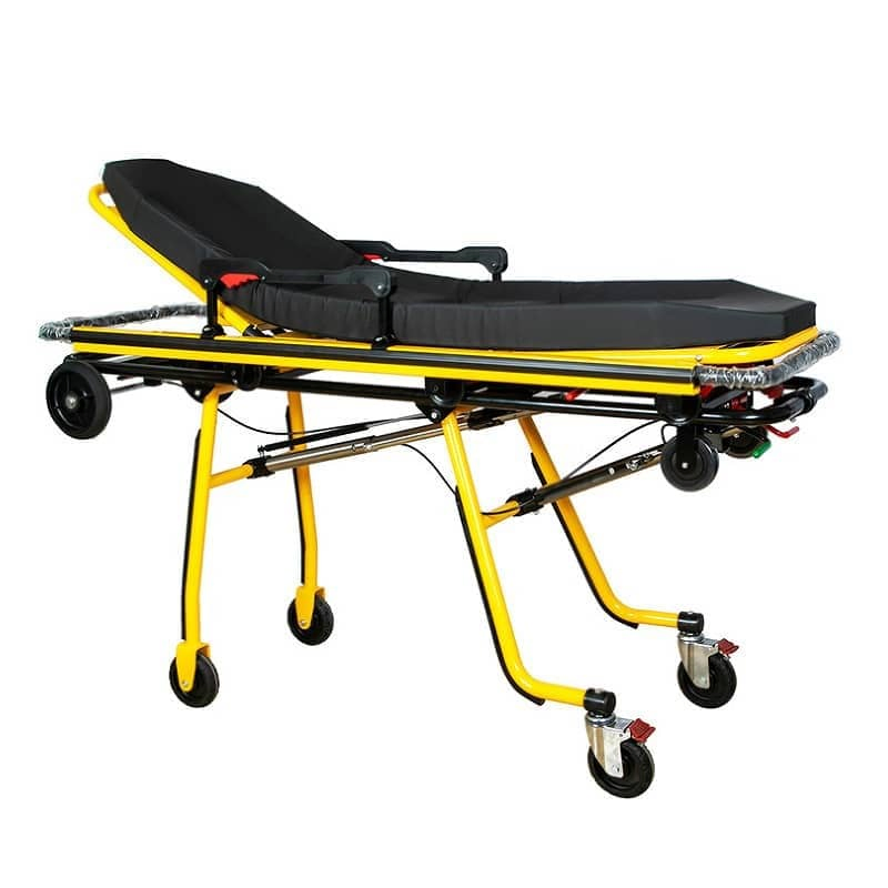 Original Barrier Equipped Adjustable Versatile Hospital Ambulance Stretcher for Transfer