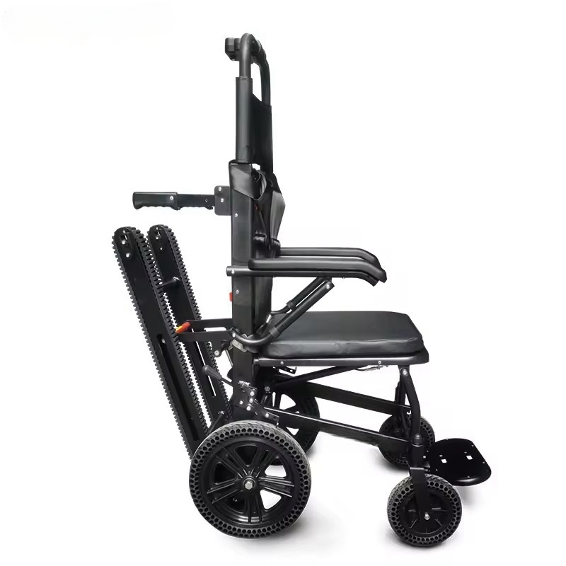 Portable Electric Stair Lift Chair for Mobility Aid Elderly Electric Evacuation Climbing Wheel Stair Lift Chair Stretcher for Disabled People