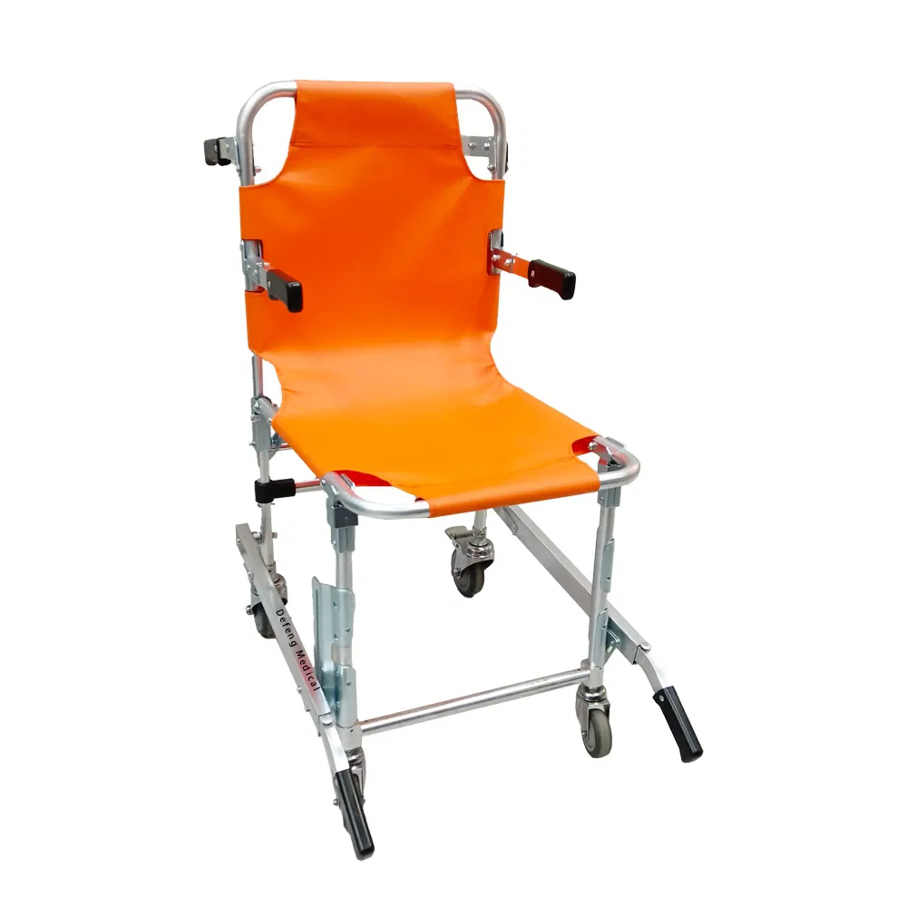 Aluminum Emergency Stair Chair Stretcher Type Evacuation Chairs for Stairs Emergency Transport