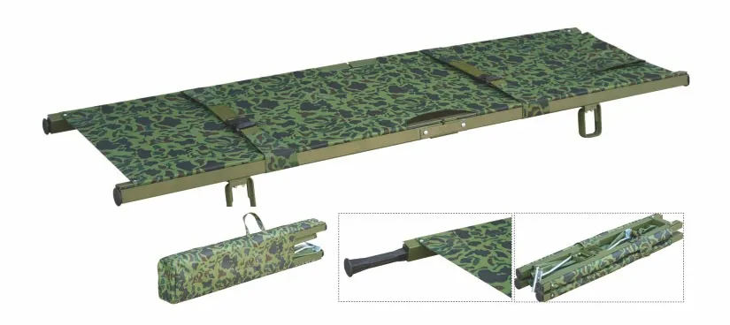 Hospital Furniture Aluminum Folding Portable Stretcher with Bag