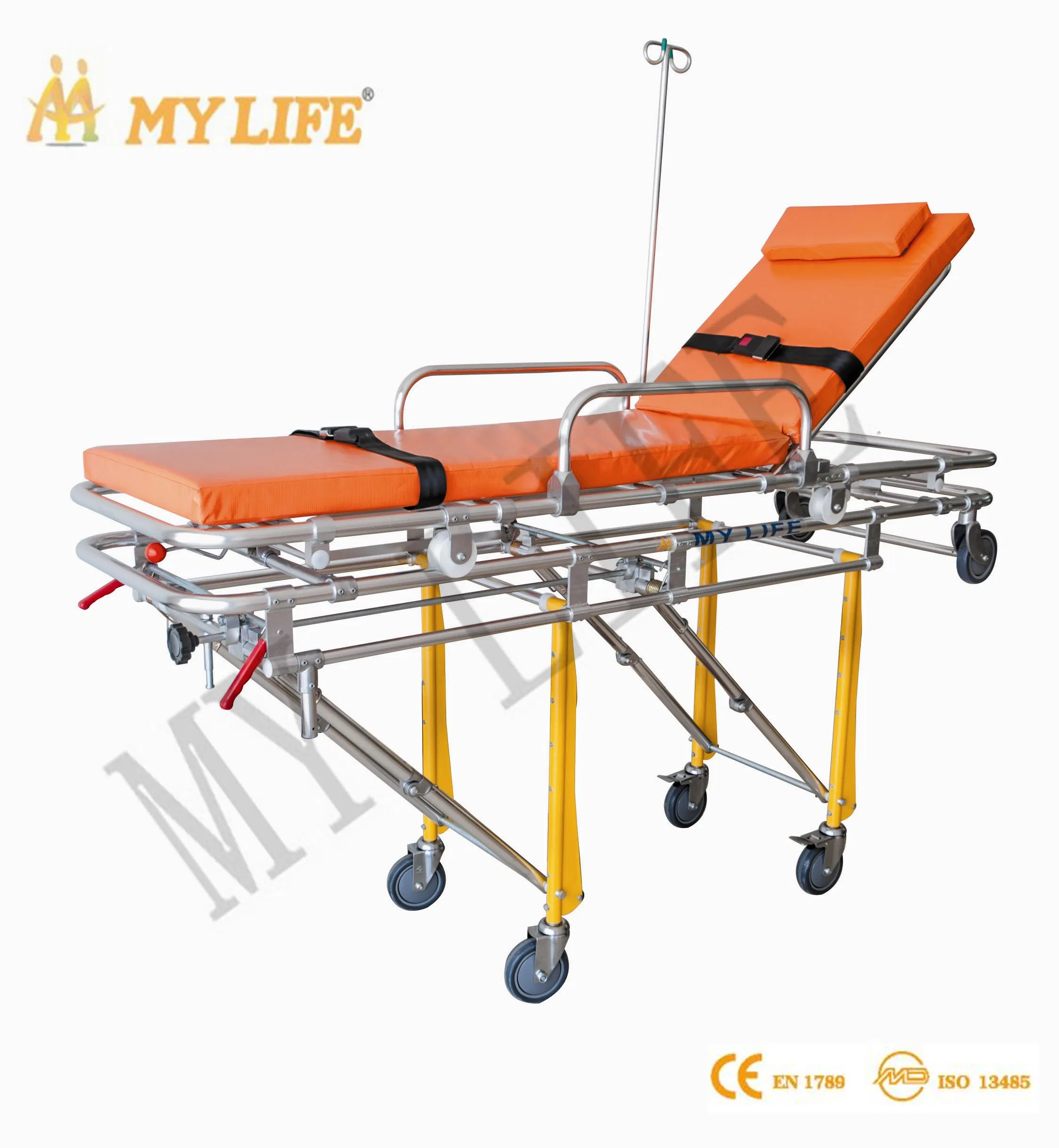 Separated Automatic Loading Stretcher Ambulance Foldable Strether Emergency Medical Stretcher Patient Loading and Transport (TD01013-C)