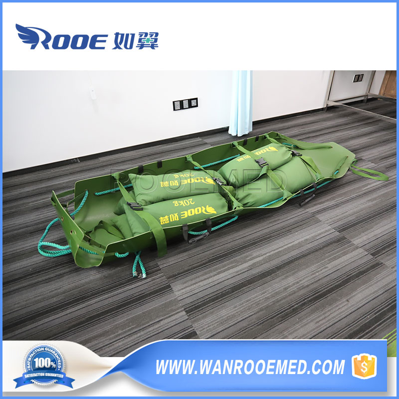 Ea-11c Mdical Emergency First Aid Plastic Roll Rescue Stretcher for Mountain Transport Rescue
