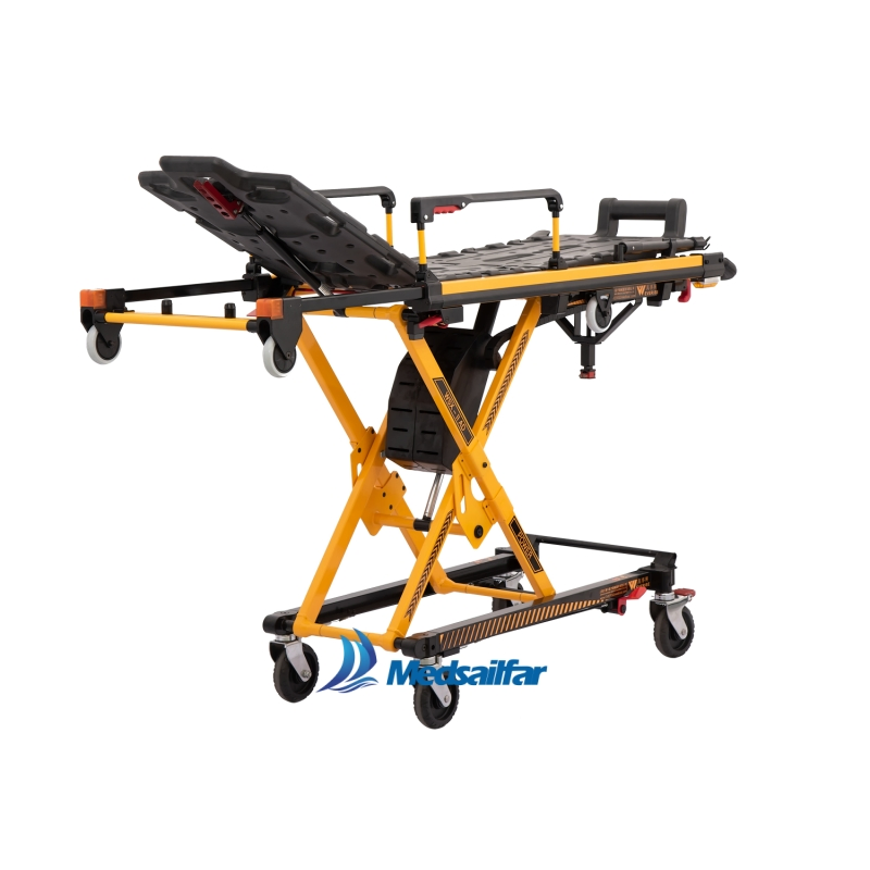 Length Adjustable Hospital Medical Device Emergency Rescue Aluminum Ambulance Patient Stretcher Trolley
