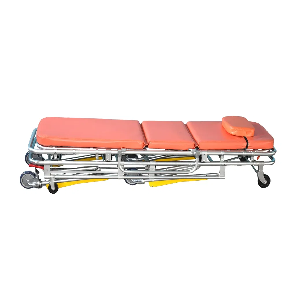 Ambulance Stretcher Aluminum Medical Patient Emergency Ambulance Transfer Stretcher Bed Medical Devices