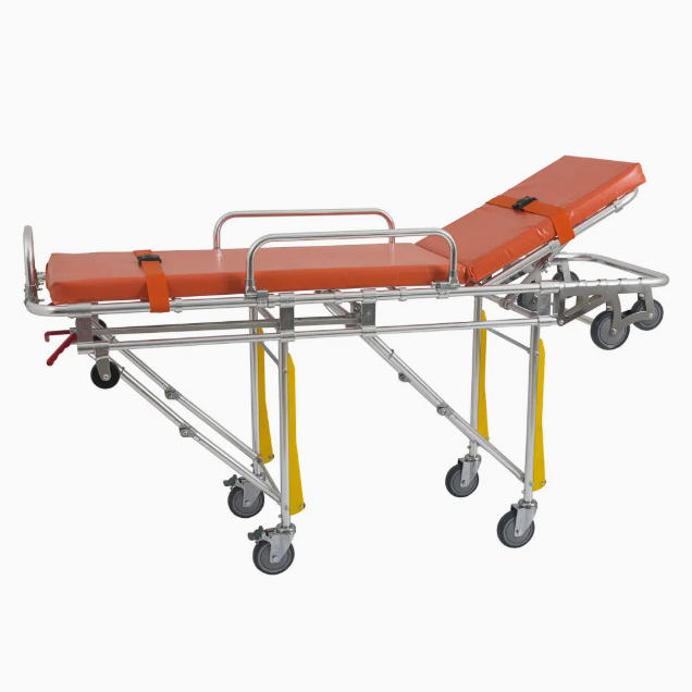 Hydraulic Assist Self-Loading Emergency Stretcher for Ambulance Car Patient Transfer Hospital Medical Equipment