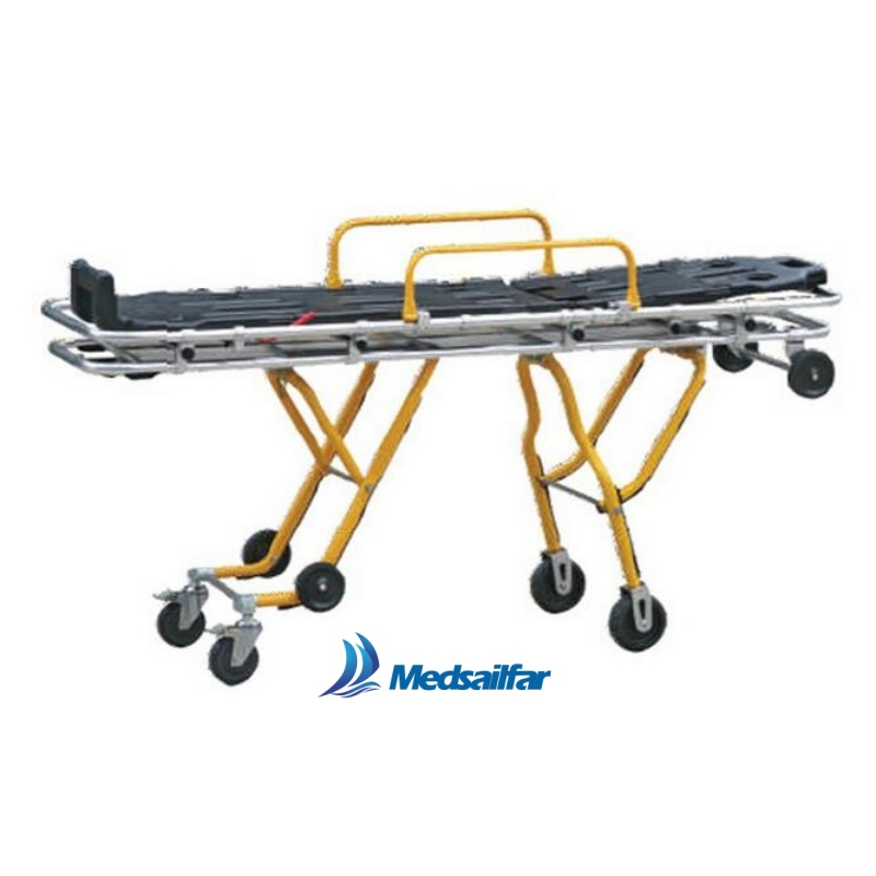 Length Adjustable Hospital Medical Device Emergency Rescue Aluminum Ambulance Patient Stretcher Trolley