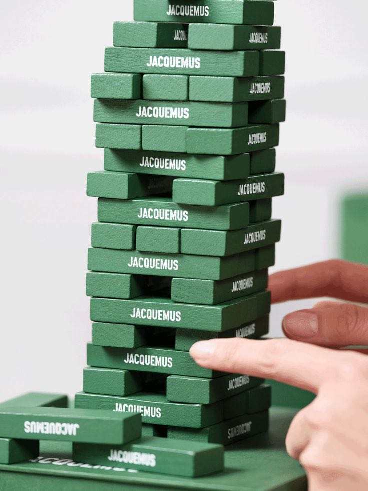 Custom Logo Wooden Tumbling Tower Game Classic Stacking Blocks Montessori Educational Toys For Kids Adults Family Party Favors
