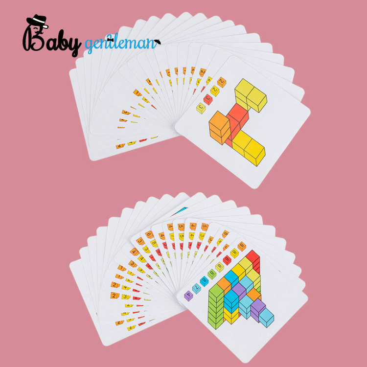 64PCS Wooden Building Blocks Promotion Price Kids Educational Blocks Building Blocks Set Z13233A