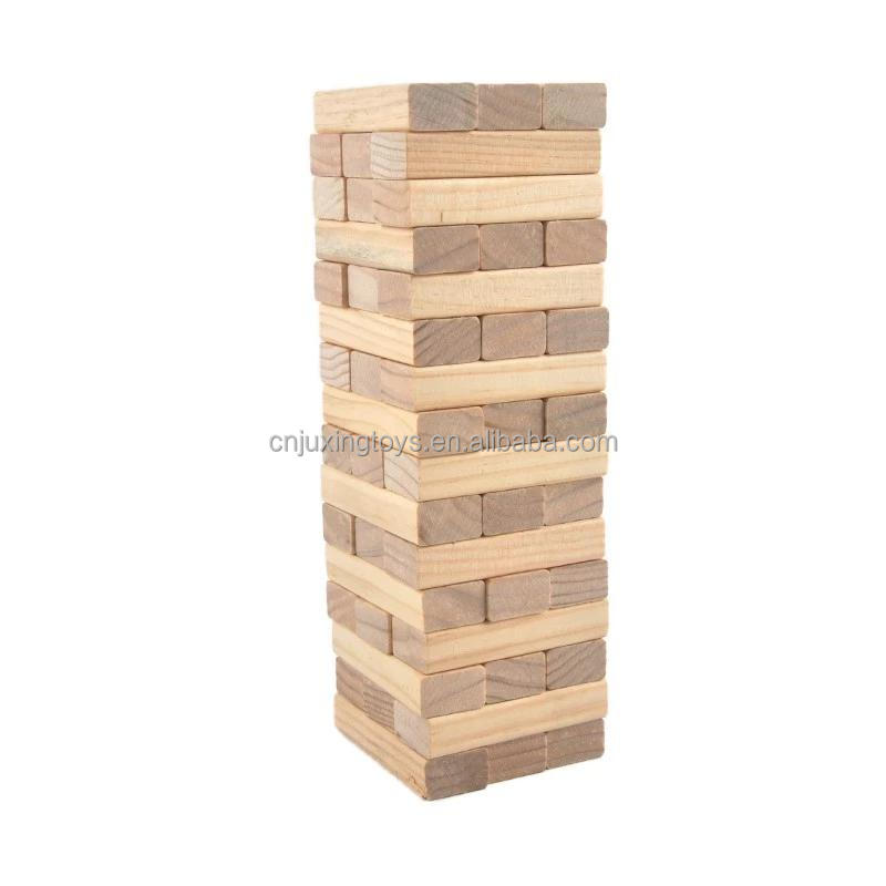 Classic Wooden Stacking Board Games Building Blocks for Kids
