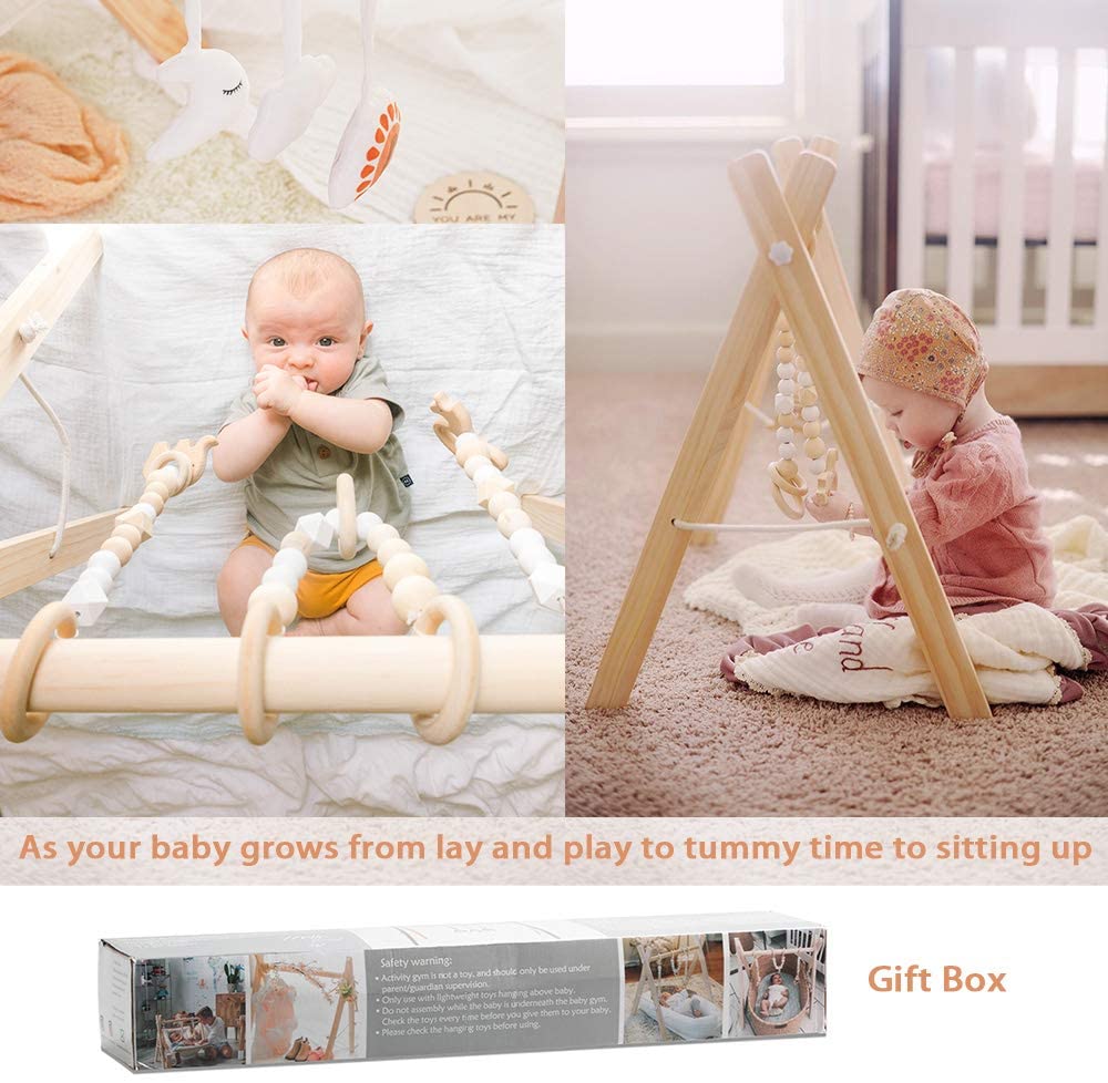 wooden play gym style