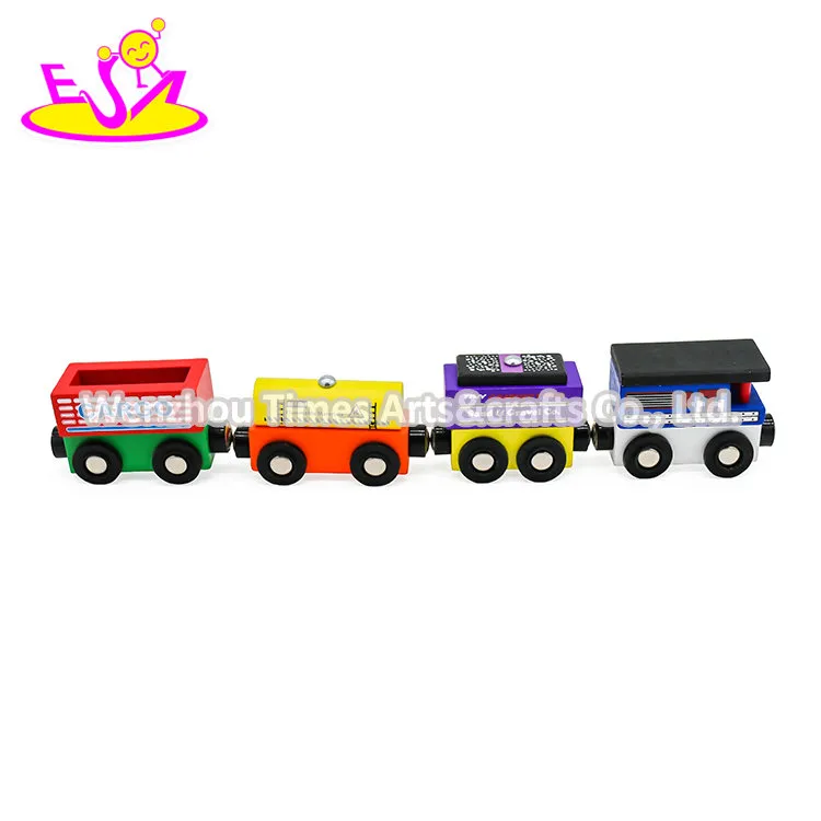New Hottest Educational Wooden Magnetic Train Set for Kids W04A480
