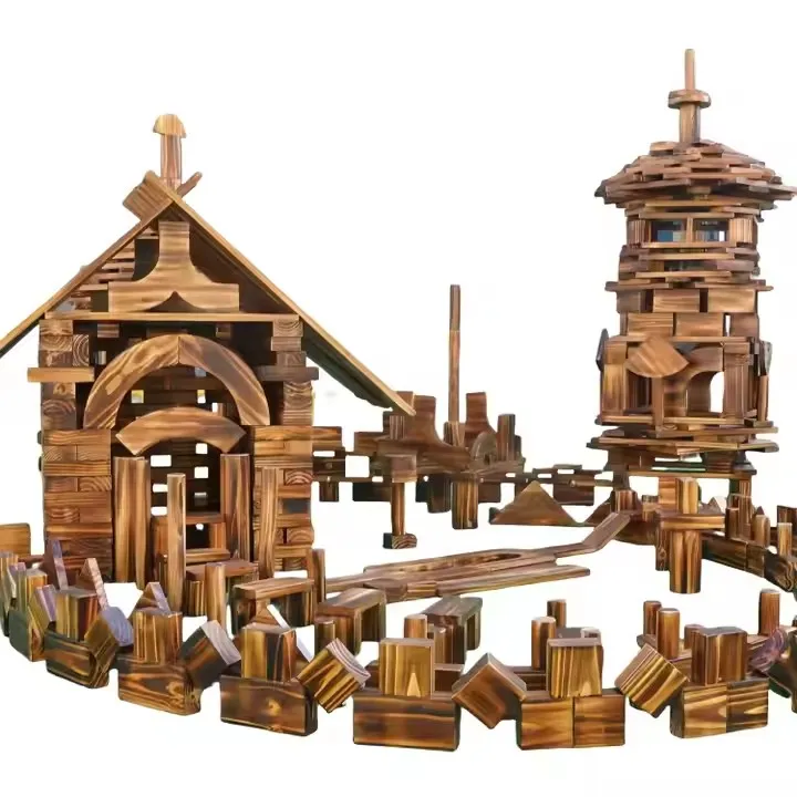 Kids Giant Outdoor Classroom Intelligence Training Wood Building Blocks Standard
