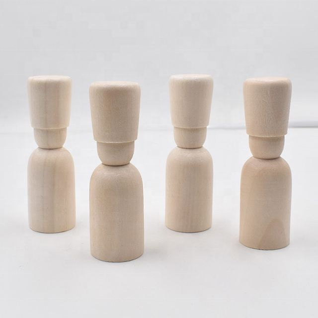Montessori Toy Wooden Doll Crying Wooden Doll Dollhouse Diy Wooden Doll Wooden Decoration