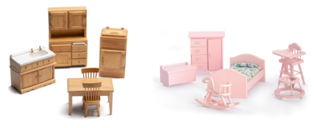 Dollhouse Wooden Furniture