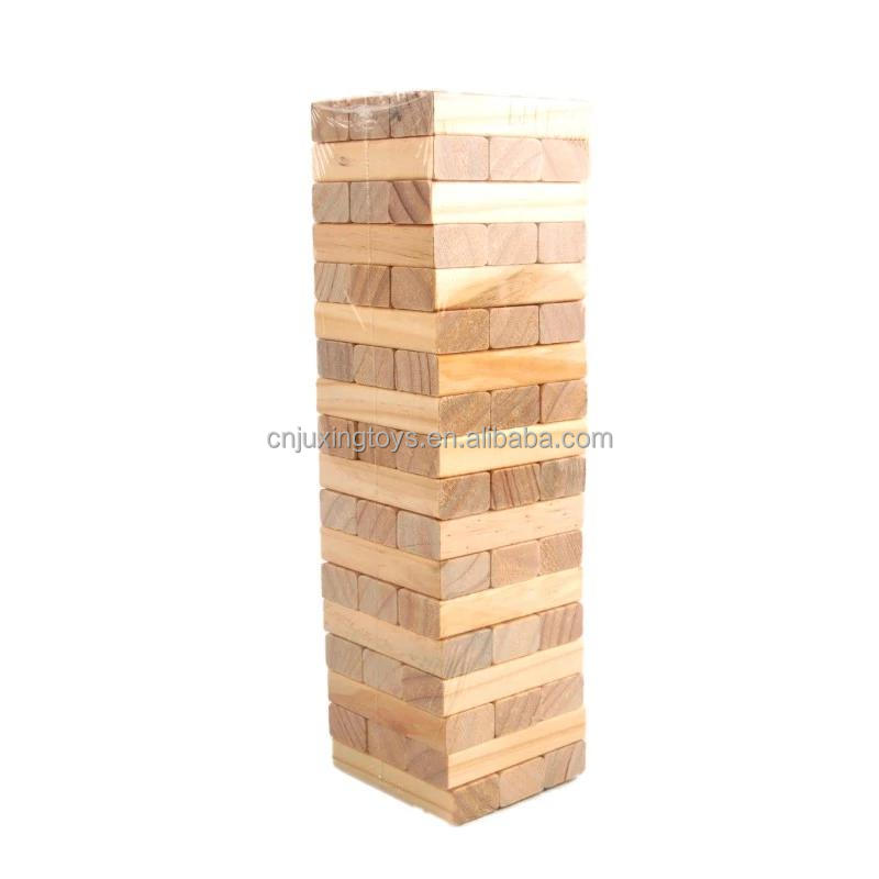 Classic Wooden Stacking Board Games Building Blocks for Kids