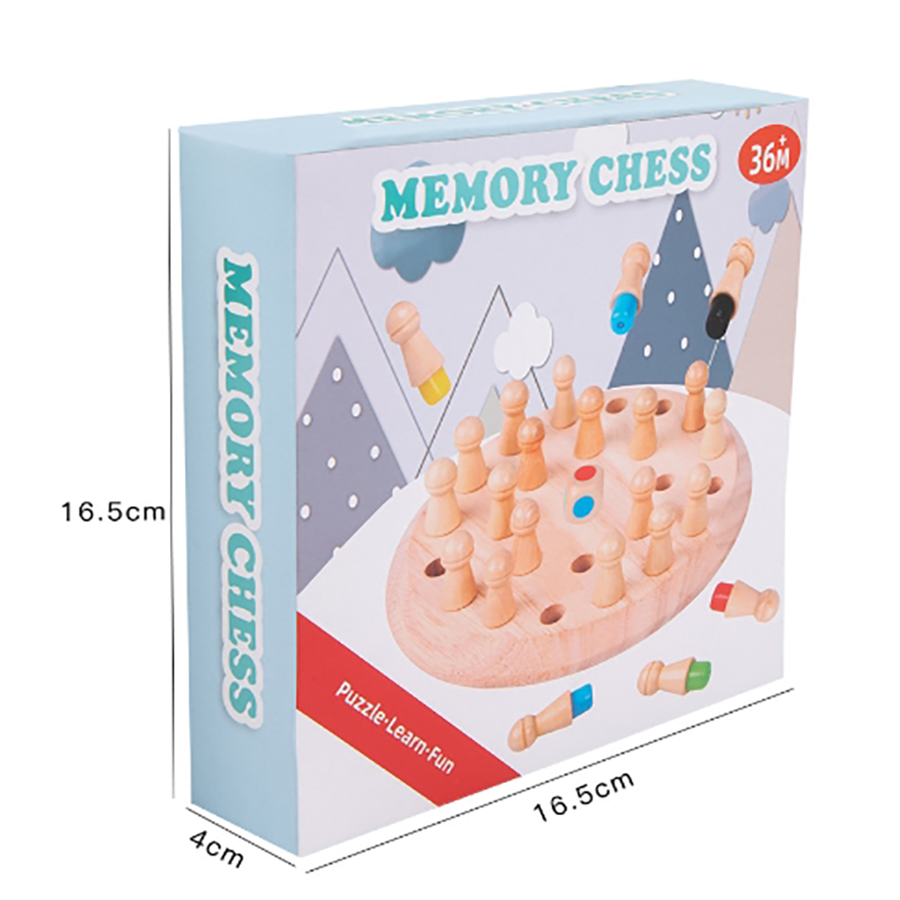 2024 Kids Toy Match Sticks Board Game Children Color Sorting Logical Thinking Training Wooden Memory Chess Game
