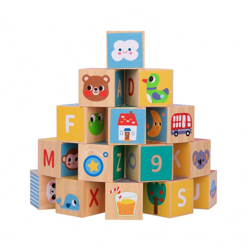 Intelligent Wooden Animal Building Blocks for Kids Logic Learning