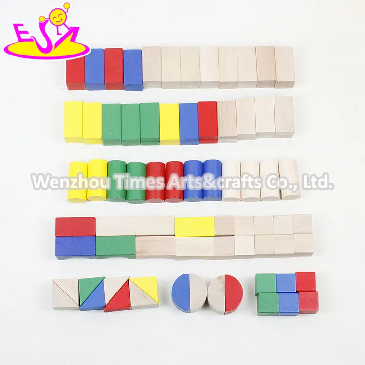 Colorful 80 Pieces Kids Wooden Toy Connecting Building Blocks Best Sale Children Wooden Intelligence Building Blocks W13A137