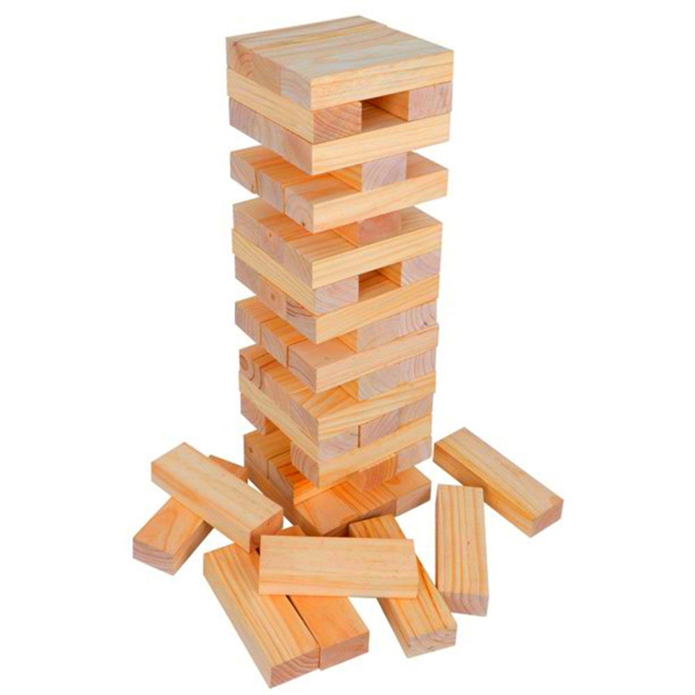 Wooden Tower Stacking Building Blocks Wooden Building Blocks Wooden Tower Building Game Wooden Blocks