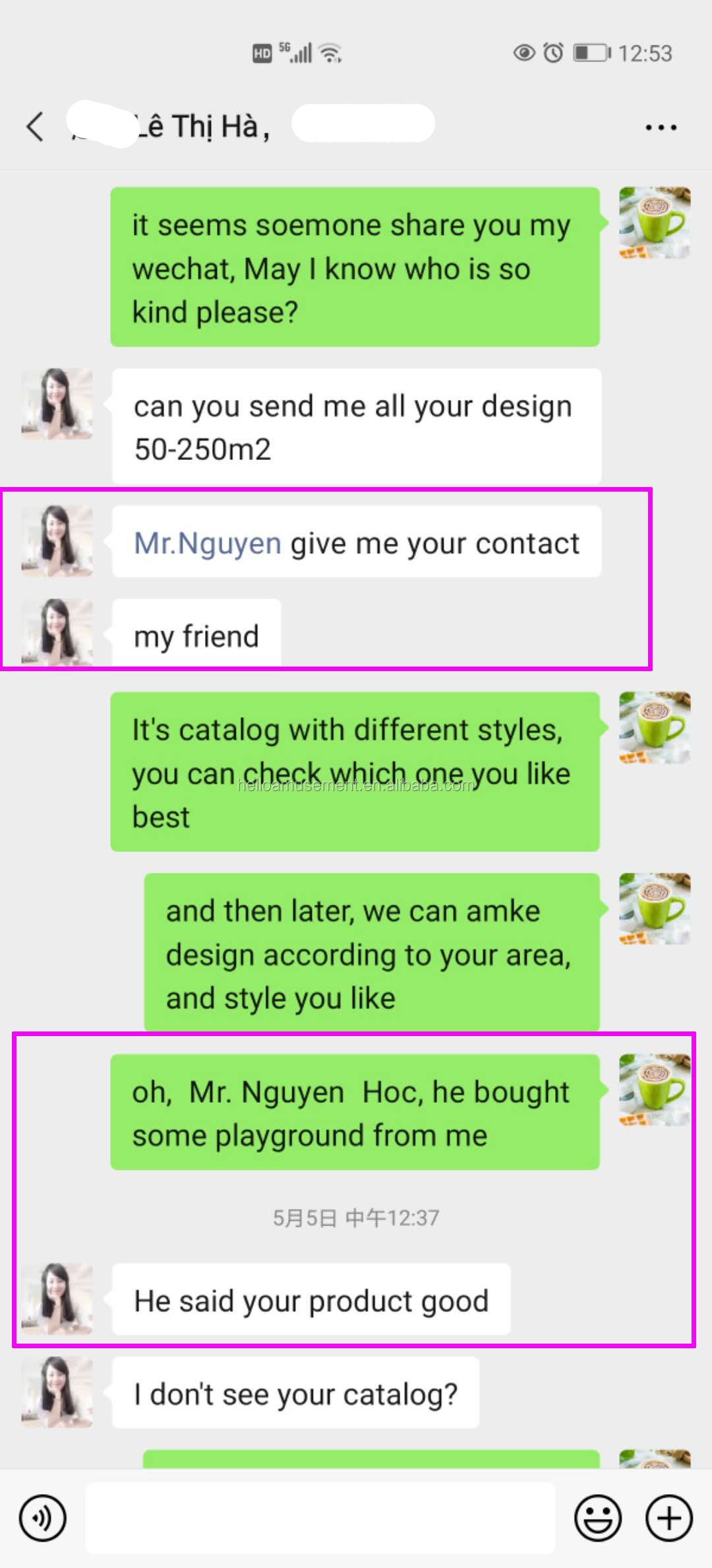Customer review 1