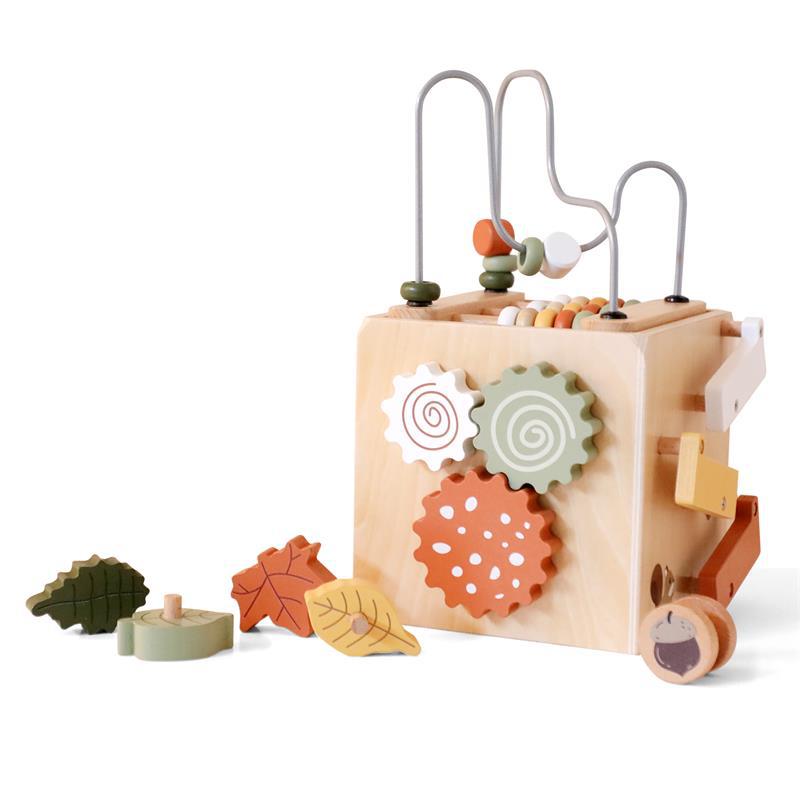 Baby Early Education and Intelligence Toy Wooden Multi-functional Color and Shape Cognitive Toy Multi-functional Matching Car