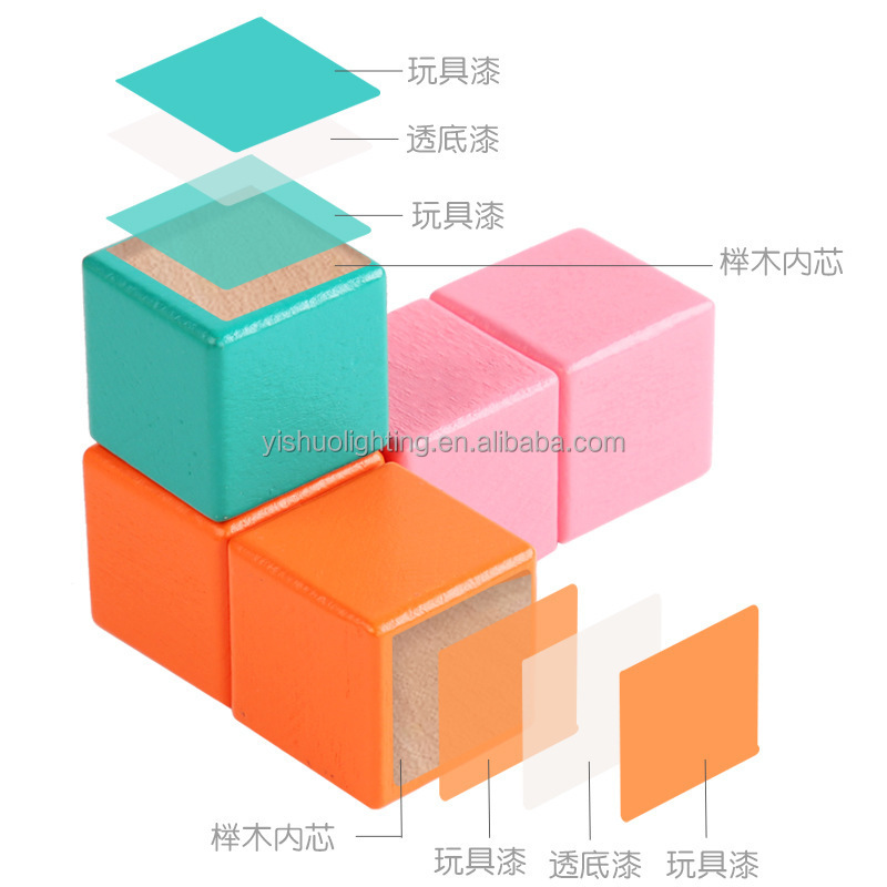 Square Wooden Block 5