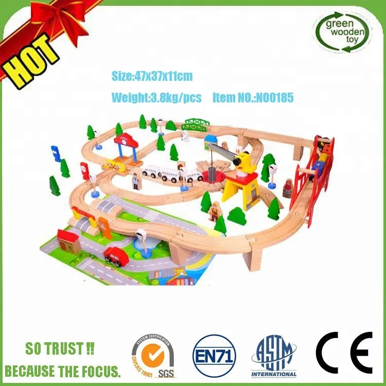 2022 Top Wooden Train Set Kids