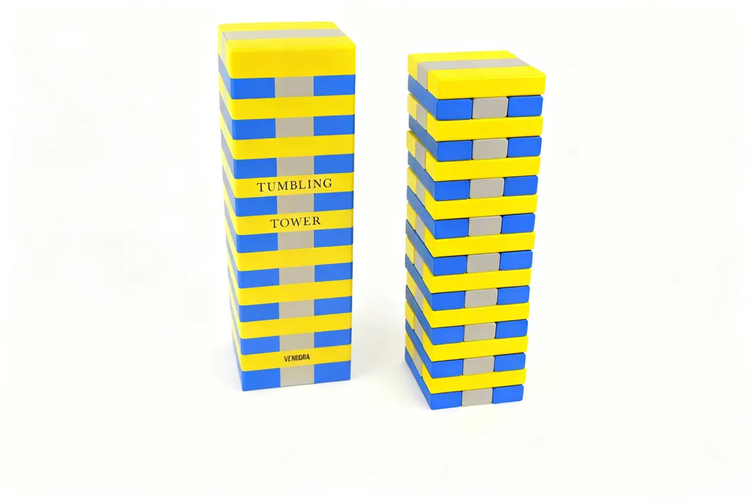 Classic Stackable Eco-Friendly Pine Wood Building Blocks