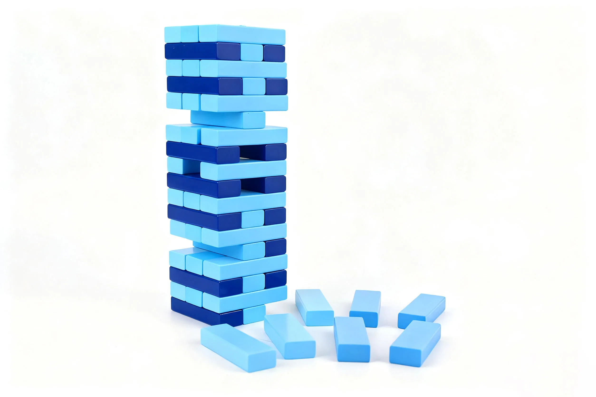 Classic Stackable Eco-Friendly Pine Wood Building Blocks